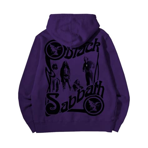 black sabbath purple hoodie
